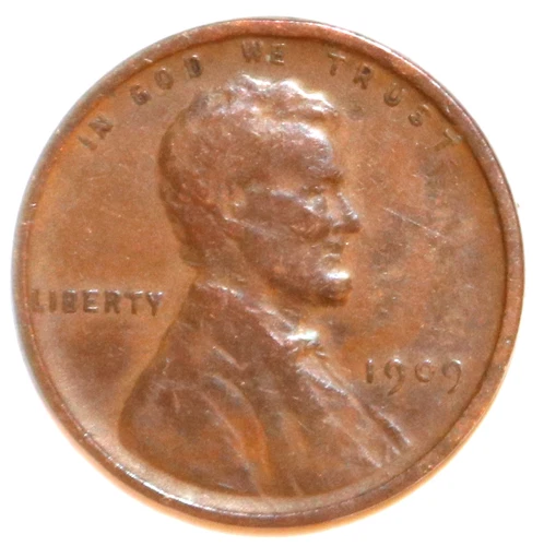 1909 VDB Lincoln Wheat Cent - Very Fine - Brown - #0076E FREE SHIPPING