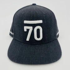 Sub Seventy Golf Hat Cap Mens Gray Denim Sub70 Golfing Snapback