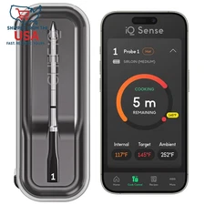 Sense [2025 Model] | Smart Wireless Meat Thermometer | Ultra-Thin Probe | Wifi U