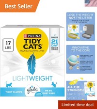 Scented Clumping Cat Litter by Purina - Clear Springs Formula, 17 lb Box