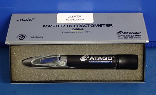 Atago MASTER-A Automatic Refractometer BRIX 0-33% w/ Protective Case | Tested!