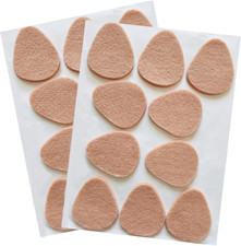 20 Pcs Felt Metatarsal Pads for Women and Men, Adhesive Forefoot Pads Forefoot C
