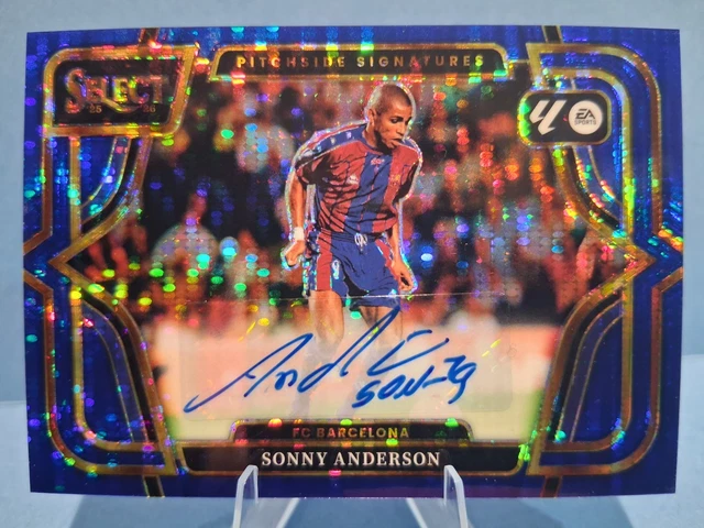 2025 Select La Liga - Sonny Anderson PS-SA - Pitchside Signatures - Blue Pulsar
