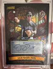 2008 Topps Stadium Club Beam Team Jayson Nix #BTA-JN Autograph Rockies