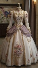 Luxury Vintage Victorian BallGown Beaded Corset Crystal Appliqu s 3D Embroidered