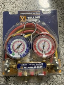 YELLOW JACKET 42006 2-Valve Mechanical Manifold Gauge Set