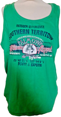 Herren-Tanktop Marke ''Southern Territory'' Gr. L, grün, Neu