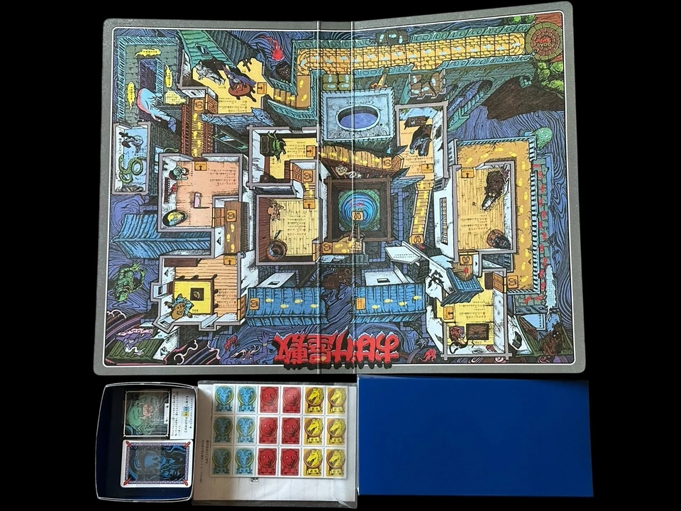 Juego de mesa Bandai Obake Yashiki Haunted House 2004 Japón Yokai Monster completo Foto 3 de 4
