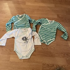 3 Baby Wickel-Body Gr. 74/80 Bubble Gum