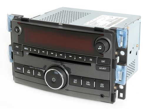 Reproductor de CD Saturn Aura 2009 gris radio AM FM mp3 con entrada auxiliar PN 25833954 mancha - Imagen 2 de 6
