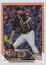 2023 Topps Complete Set Fanatics Exclusive Orange Star /99 JT Brubaker #75 0c4