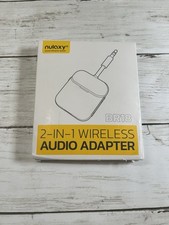 Nulaxy BR18 2 in 1 Bluetooth Wireless Audio Adapter - White