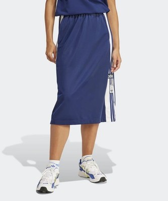 Adidas Originals Adibreak Snap Midi Skirt Dark Blue IP0720 Women Korea Size