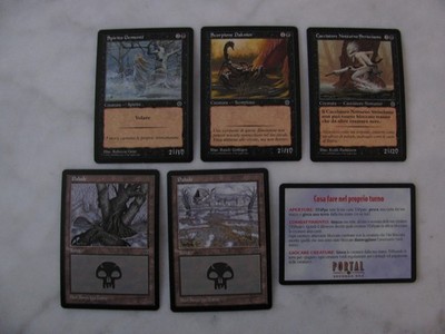 MTG PORTAL 2 Second Ära DEU 1998 12 (zwölf) verschiedene Karten