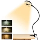 Clip on Light Reading Lights, 48 LED USB Desk Lamp with 3 Color Modes 10 Brig.