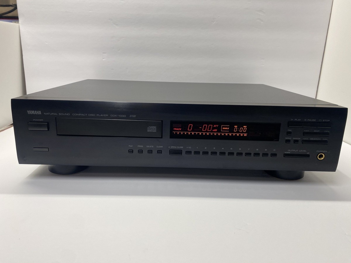 Yamaha CDX-1030 high-end CD player 1990 digital out variable