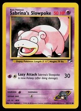 Sabrina's Slowpoke 95/132 Common Gym Heroes Pokemon Unlimited Lightly Played on eBay