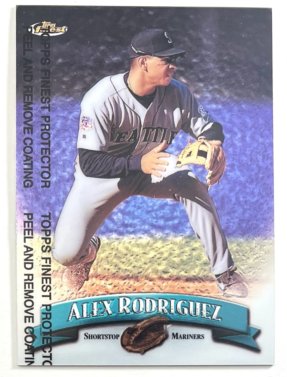 1998 Topps Finest Alex Rodriguez Refractor #157 Mariners