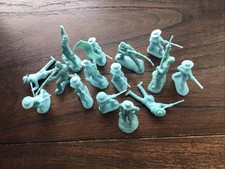 Teal Toy Soldiers Robert E Lee And Confederate Rebels Lot Of 15 