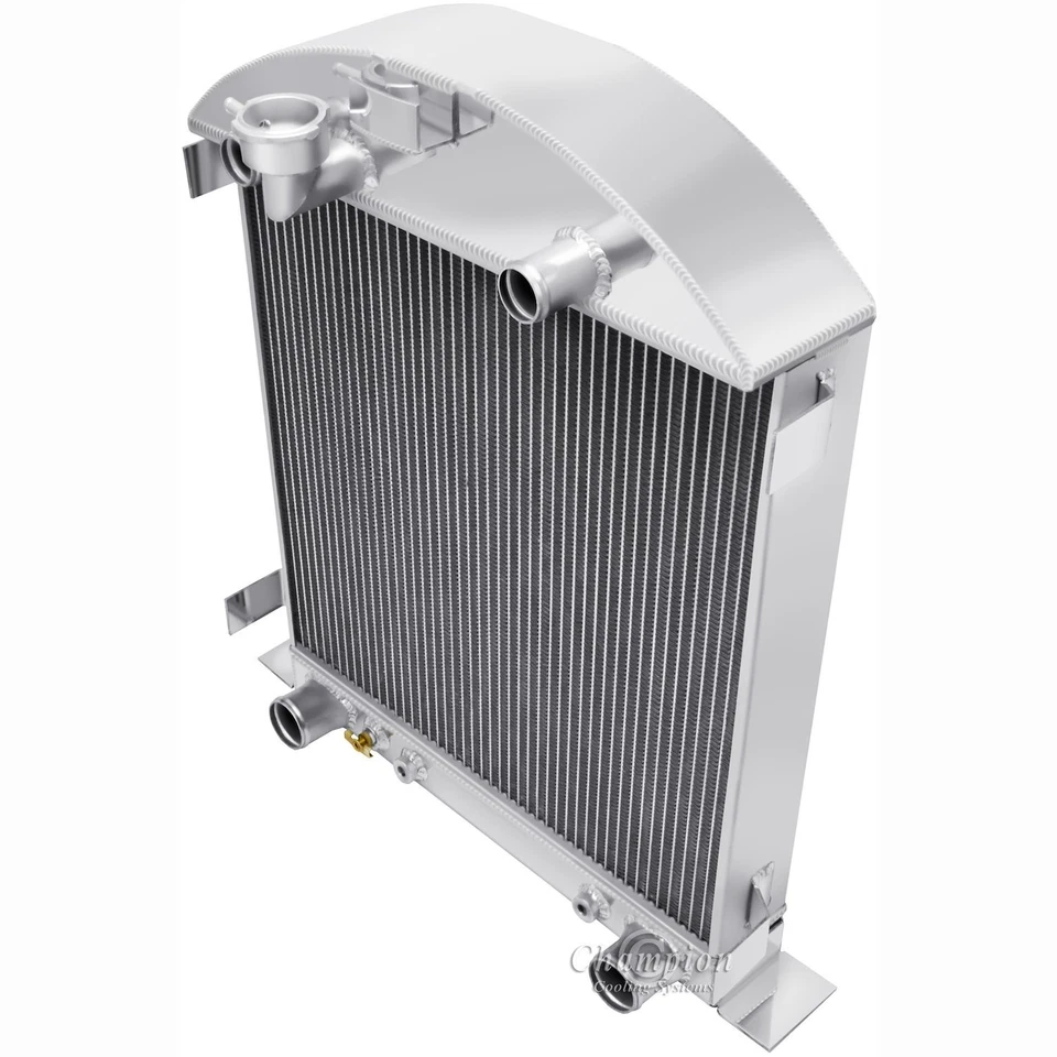 Champion Cooling Systems CC2829B-FH All-Aluminum Radiator 1928-1929 Ford Model A Foto 2 de 3