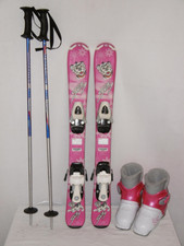 TECNO " SKITTY " SKI JUNIORINNEN ALLROUND CARVER 80 CM + SKISCHUHE GR: 29 I. SET