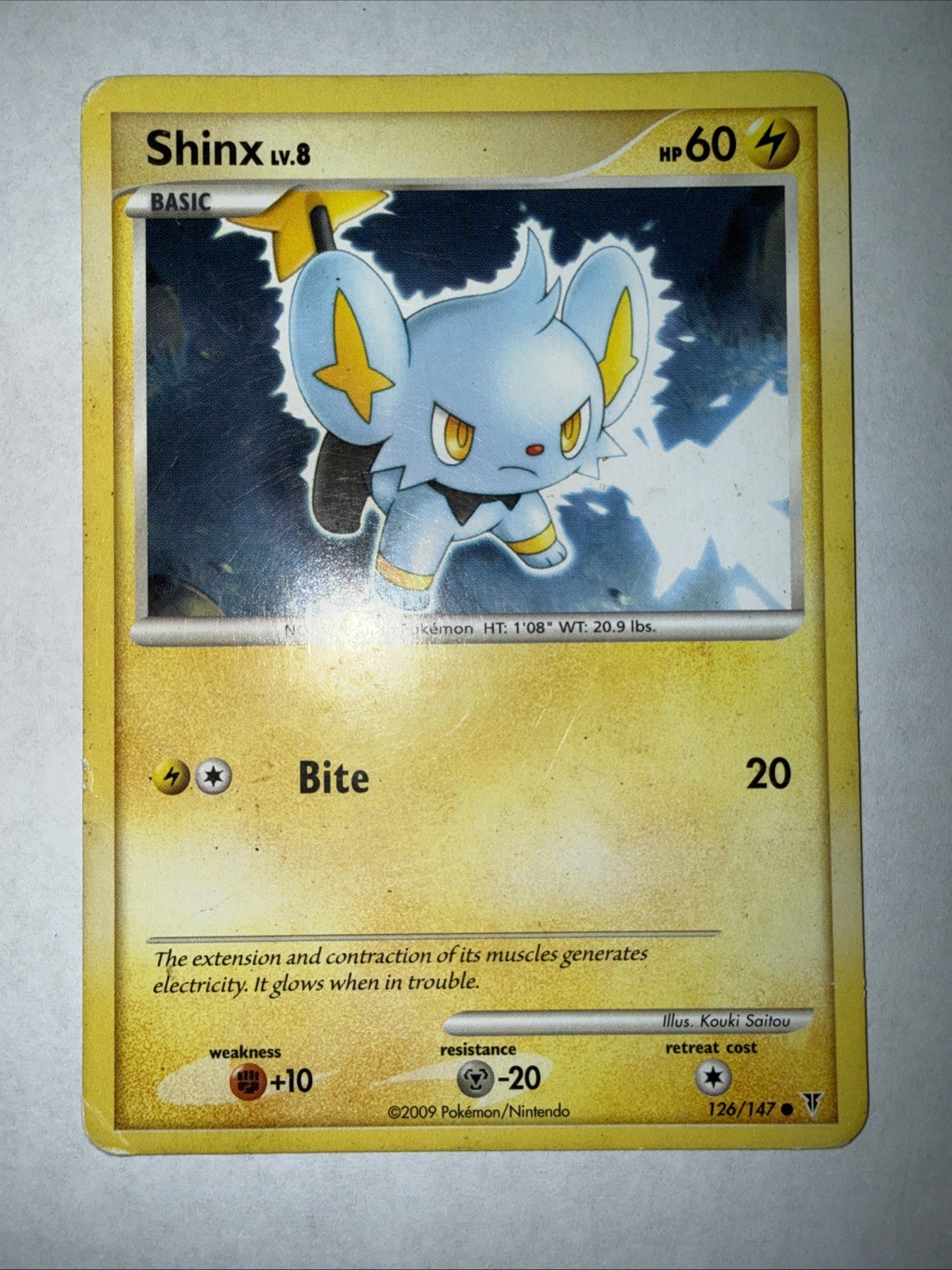 Pokémon TCG Shinx Regular Card 126/147 Supreme Victors MP
