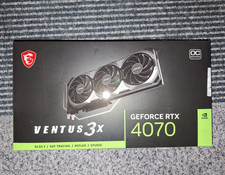MSI GeForce RTX 4070 Ventus 3X 12G OC 12GB GDDR6X PCIe 4.0 x16