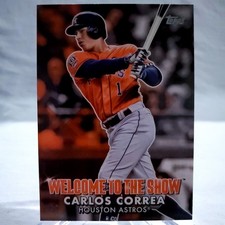 2022 Topps Welcome to the Show Carlos Correa #WTTS-30 Houston Astros