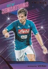 2018-19 Panini Treble Simone Verdi Napoli New Sensations Red /49 Card