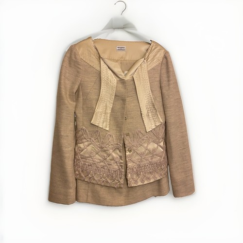 Gorgeous beige costume size 36 Philosophy di Alberta Ferretti 
