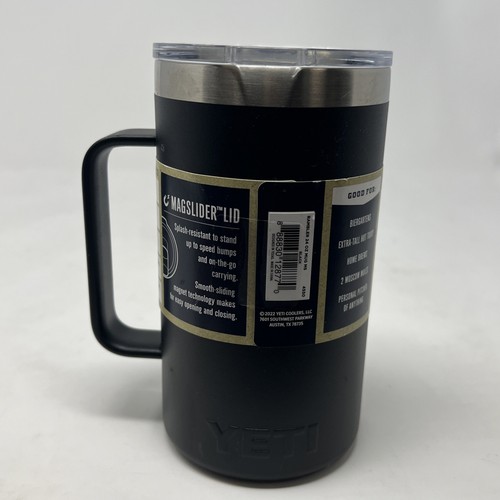 YETI Rambler 24oz Mug Magslider Lid Black cup - Picture 8 of 11