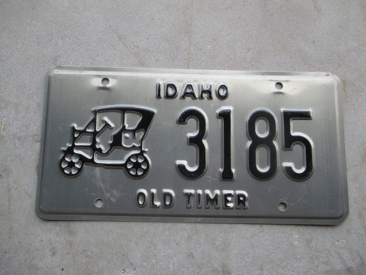 Idaho Old Timer license plate # 3185 | eBay