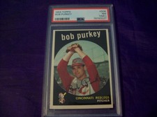 1959 TOPPS #506 BOB PURKEY PSA 7(MC)