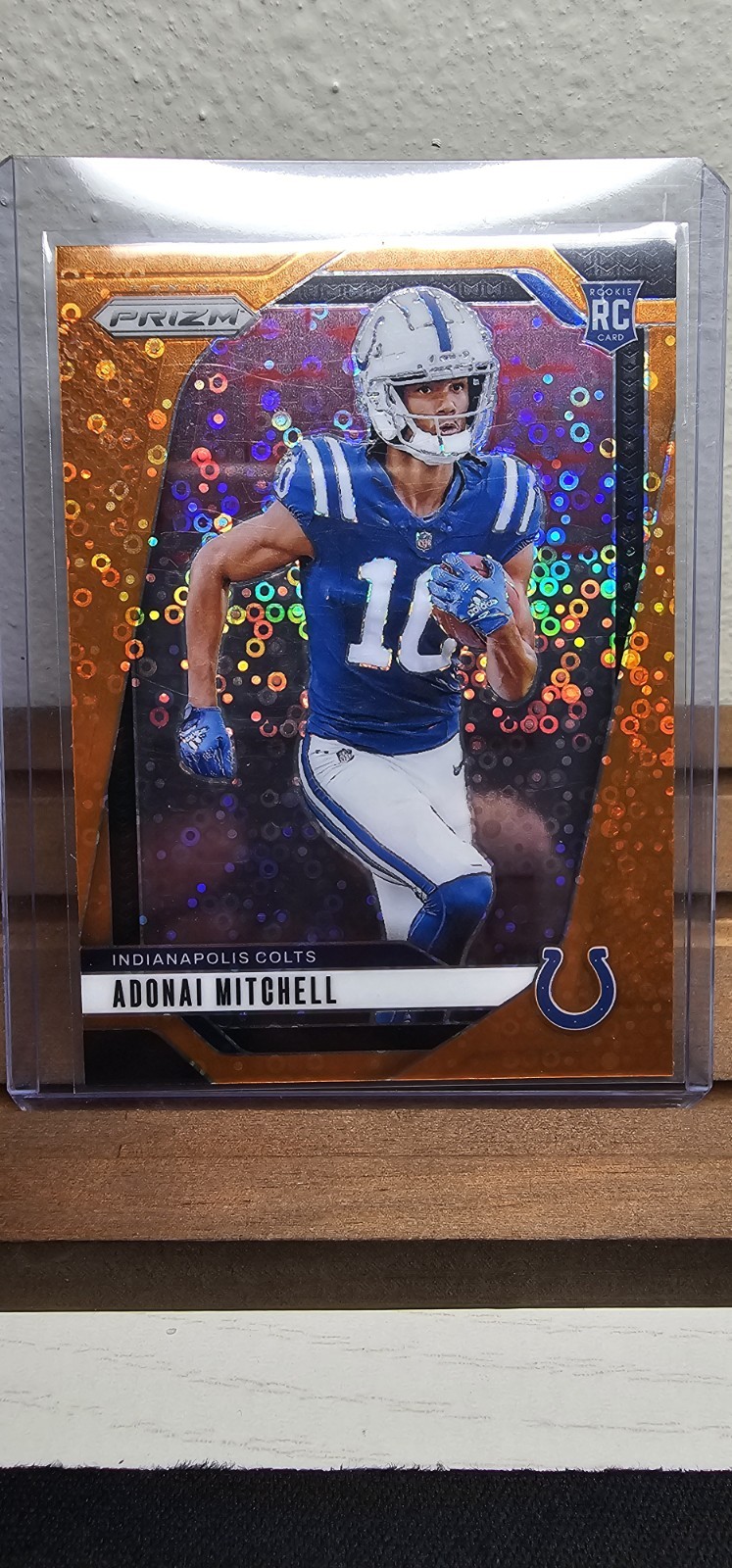 2024 Panini Prizm - Rookies Adonai Mitchell #303 Disco Prizm (RC)