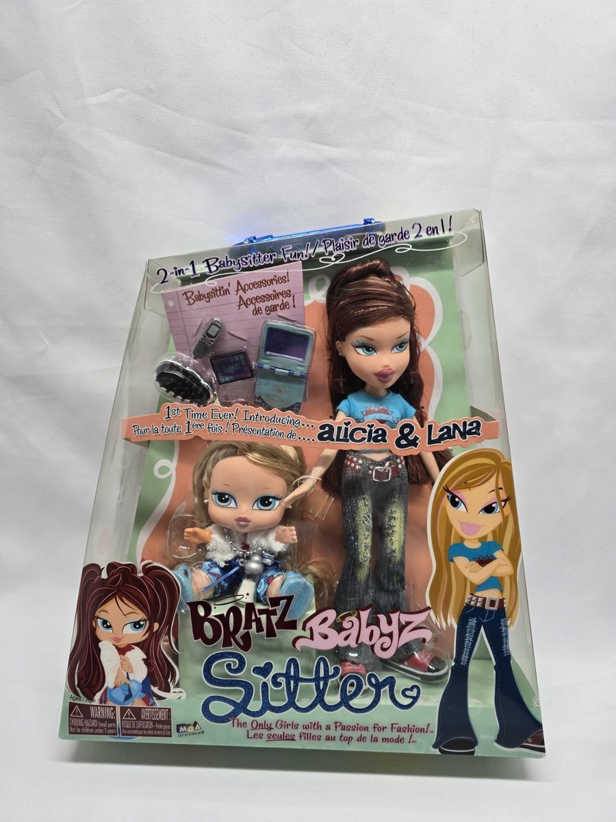 Bratz Doll Babysitter Lana & Babyz Alicia- New In Box- Rare HTF
