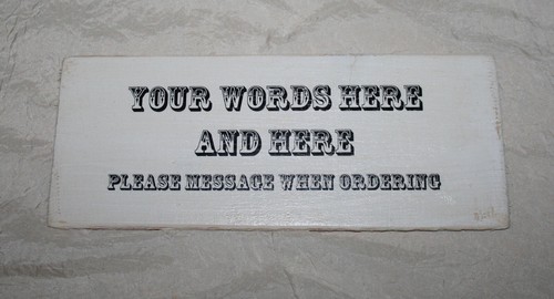 Wild West Style Personalised Sign Plaque Gift Home Den Birthday Indoor Outdoor - Picture 11 of 74