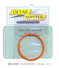 Detail Master 1057	x 1/24-1/25 2ft. Race Car Ignition Wire Orange