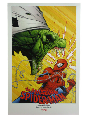 Amazing Spider-Man Lizard Limited Edition Print Ryan Ottley Art Marvel Comics