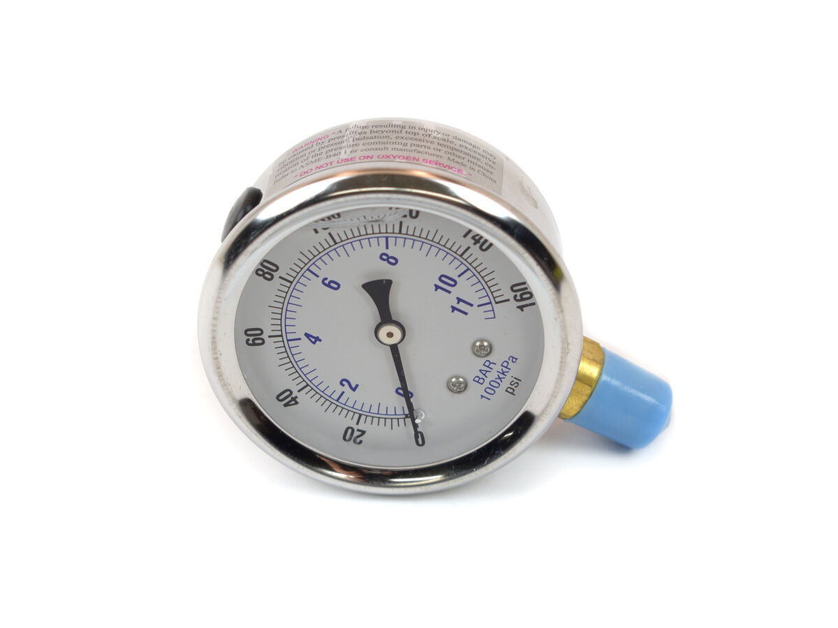 Canton 24-500 Accusump Gauge 0-160psi Liquid Filled Canton 24-500 Accusump Gauge 0-160psi Liquid Filled