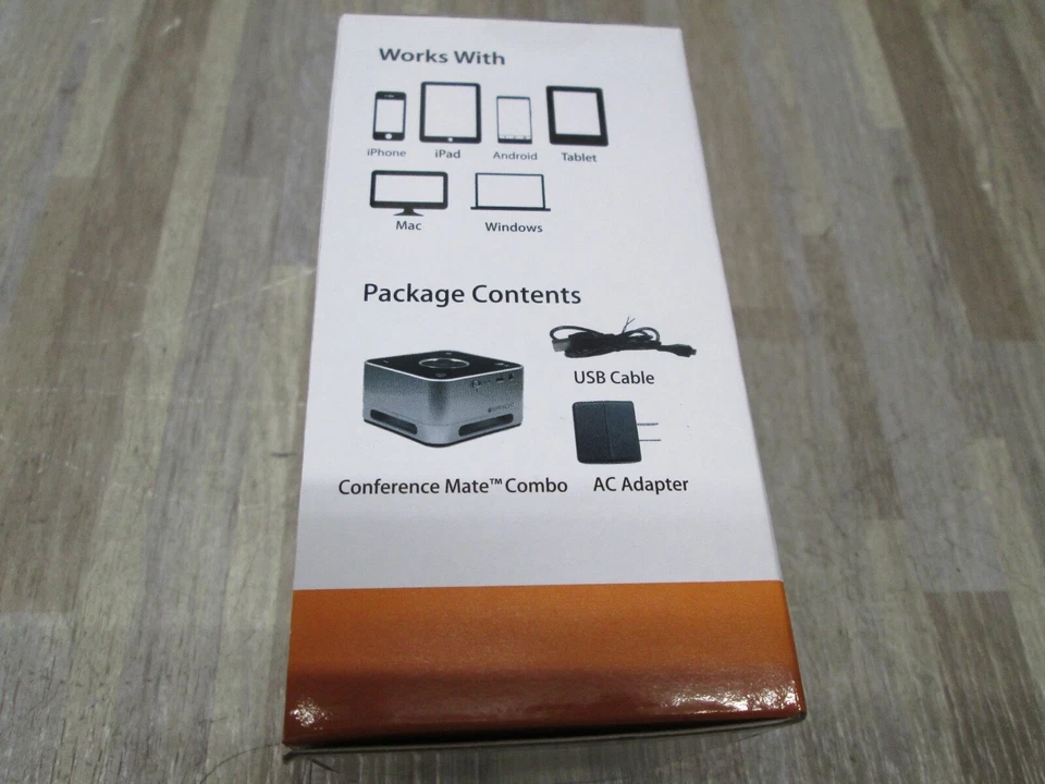 Spracht CONFERENCE MATE COMBO USB/BLUETOOTH SPEAKER SEALED SILVER NEW - Image 2 of 4