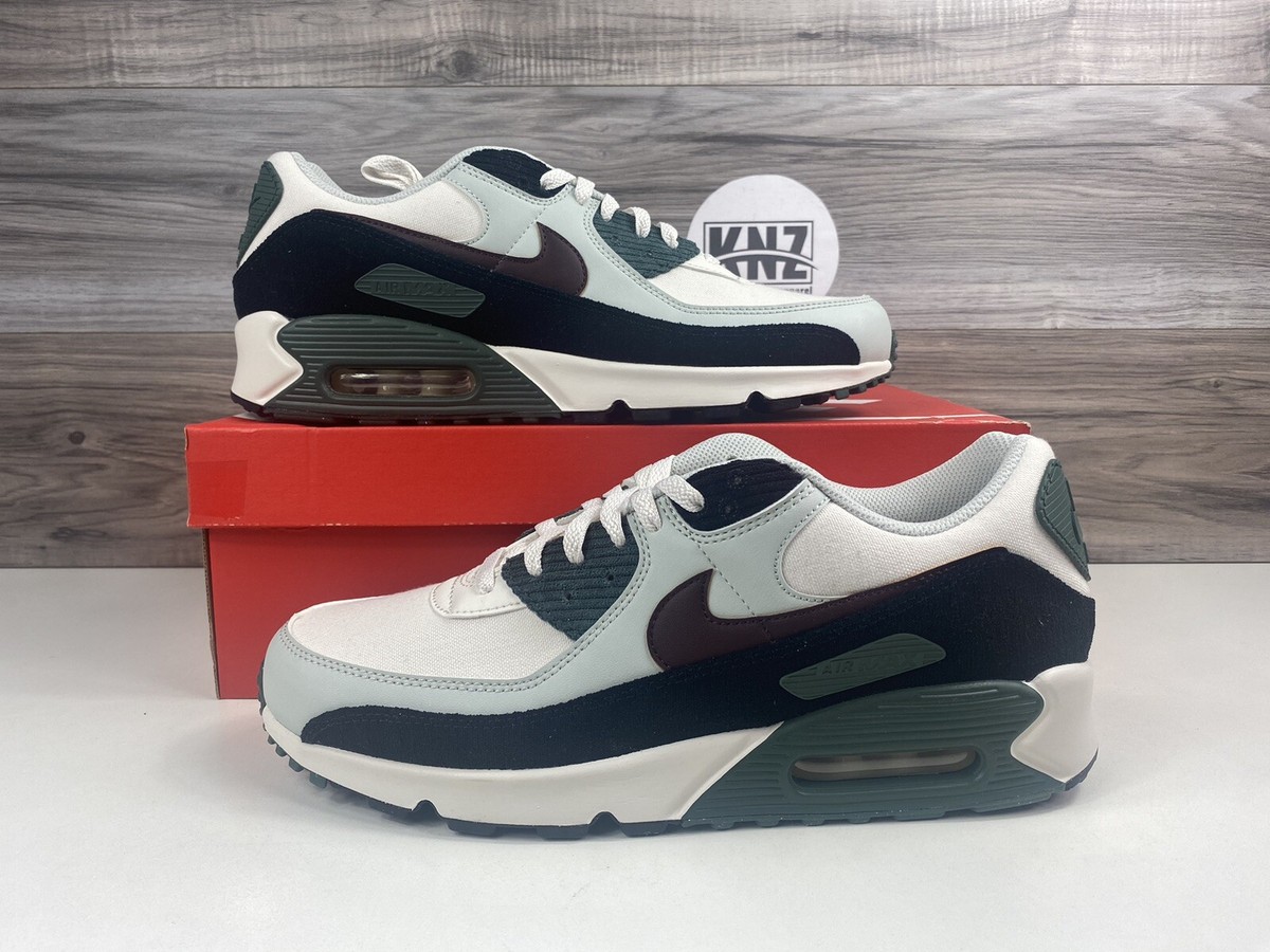 burgundy and blue air max