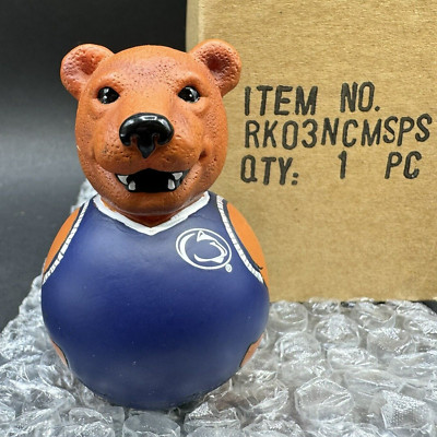 PENN STATE ROCKER Nittany Lion Mascot Wobbler Figure Weeble Roly Poly NIB - RARE