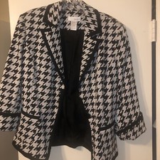 Spiegel Sexy Black & White Jacket Size 8 Pre-owned