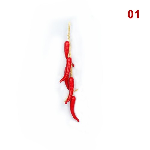 Artificial Onion Peppers Hanging String Fake Vegetable Fruit Home Decoration NEW - Picture 13 of 45