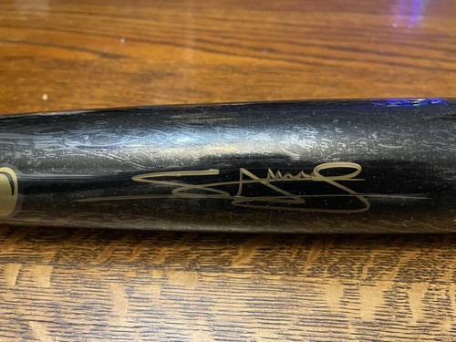 Miguel Sano Minnesota Twins Signed Game Bat - Picture 3 of 3