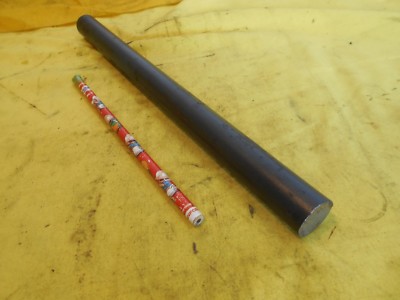 A-36 HR STEEL ROUND STOCK tool die machine shop bar rod blacksmith 7/8'' OD x 12''