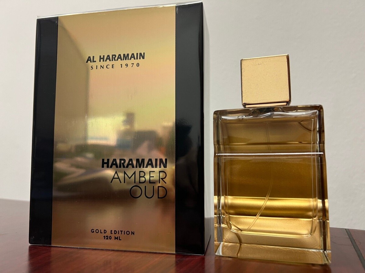 AL HARAMAIN AMBER OUD ゴールドエディション香水ボックス付き Al Haramain Amber Oud Gold Edition Perfume By Al Haramain EDP 4oz