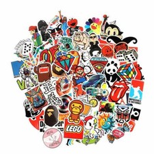 100 Waterproof Stickers - Laptop Car Luggage Dope Supreme Hypebeast Bape Slaps