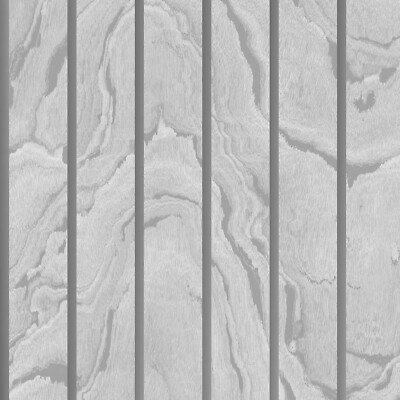Woodgrain Panel Marmor Holzlatten Optik Metallic Silber Muriva Tapete