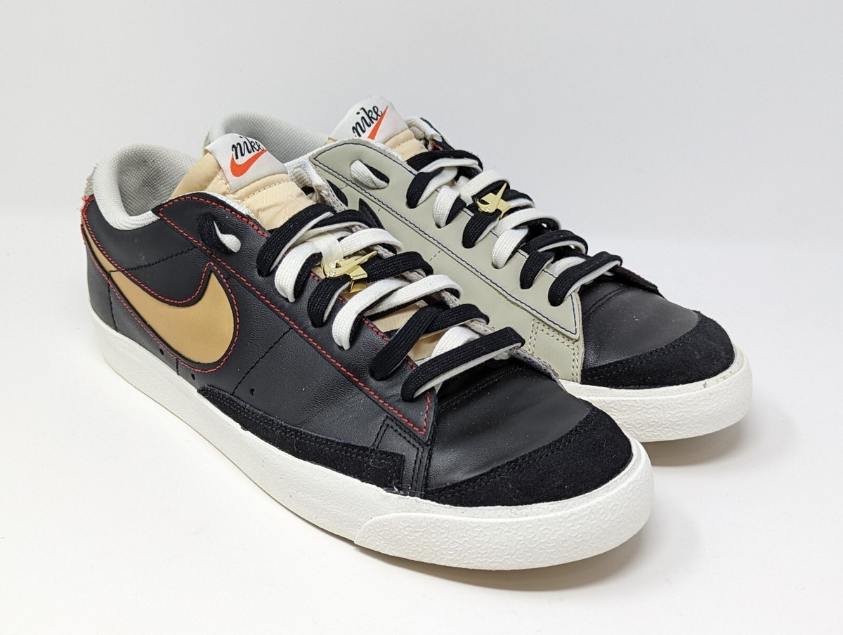 Nike Blazer Low 77 Sneakers Black & Natural Model #DH4370-001 Size